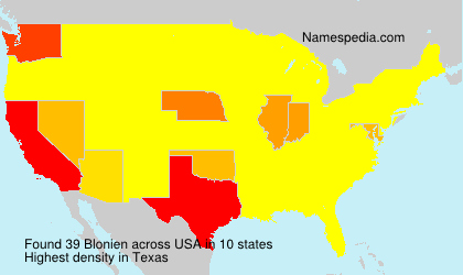 Surname Blonien in USA Surname Blonien in USA