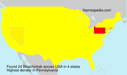 Surname Bloschichak in USA Surname Bloschichak in USA