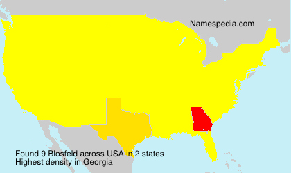 Surname Blosfeld in USA Surname Blosfeld in USA