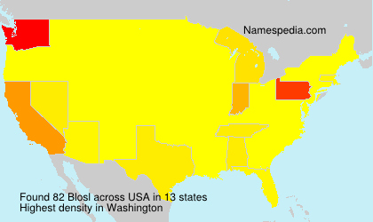 Surname Blosl in USA Surname Blosl in USA