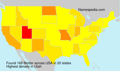 Surname Blotter in USA Surname Blotter in USA