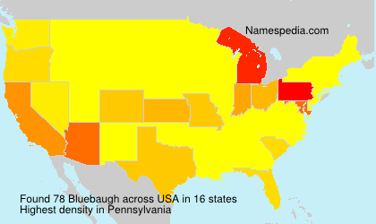 Surname Bluebaugh in USA Surname Bluebaugh in USA