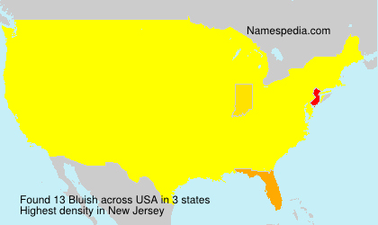 Surname Bluish in USA Surname Bluish in USA