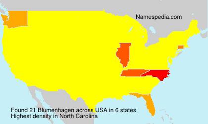 Surname Blumenhagen in USA Surname Blumenhagen in USA