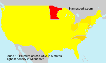Surname Blumers in USA Surname Blumers in USA