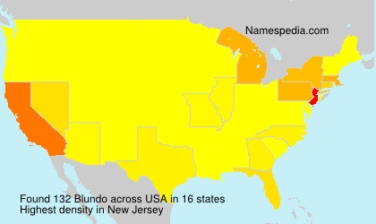 Surname Blundo in USA Surname Blundo in USA