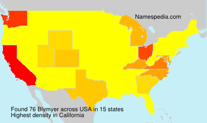 Surname Blymyer in USA Surname Blymyer in USA