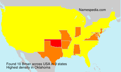 Surname Bman in USA
