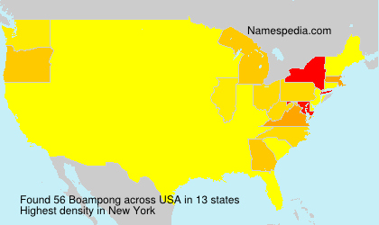 Familiennamen Boampong - USA
