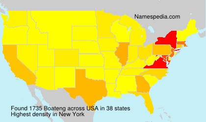 Surname Boateng in USA Surname Boateng in USA