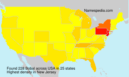 Surname Bobal in USA Surname Bobal in USA