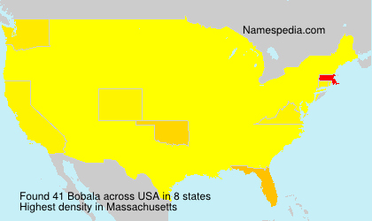 Surname Bobala in USA Surname Bobala in USA
