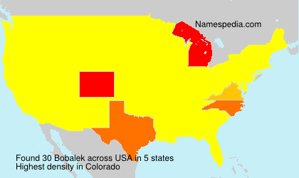 Surname Bobalek in USA Surname Bobalek in USA