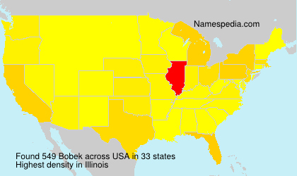 Surname Bobek in USA Surname Bobek in USA