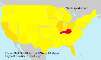 Surname Boblitt in USA Surname Boblitt in USA