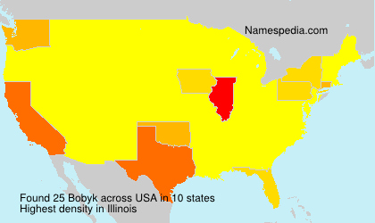 Surname Bobyk in USA Surname Bobyk in USA