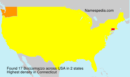 Surname Boccamazzo in USA Surname Boccamazzo in USA