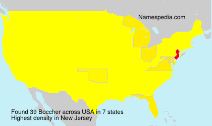 Surname Boccher in USA Surname Boccher in USA