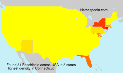Surname Bocchichio in USA Surname Bocchichio in USA