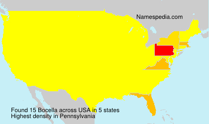 Surname Bocella in USA Surname Bocella in USA
