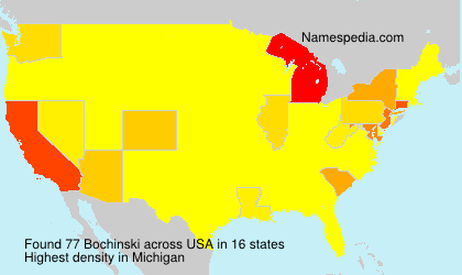 Surname Bochinski in USA Surname Bochinski in USA