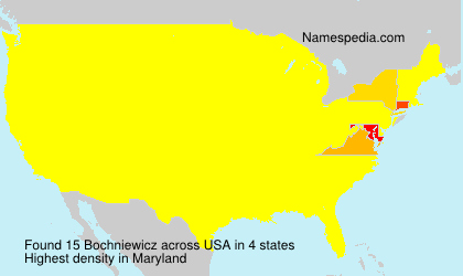 Surname Bochniewicz in USA Surname Bochniewicz in USA
