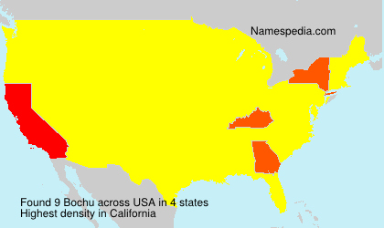 Surname Bochu in USA Surname Bochu in USA