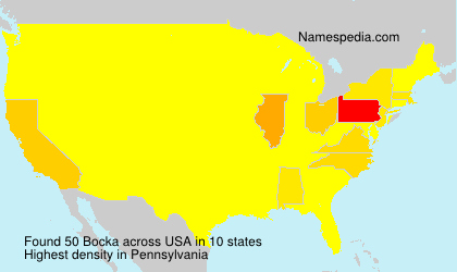 Surname Bocka in USA Surname Bocka in USA
