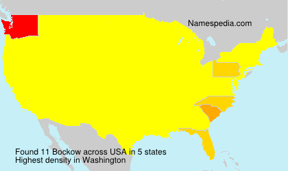 Surname Bockow in USA Surname Bockow in USA