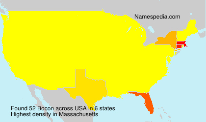Surname Bocon in USA Surname Bocon in USA
