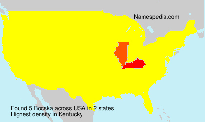Surname Bocska in USA Surname Bocska in USA