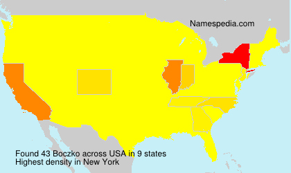 Surname Boczko in USA Surname Boczko in USA