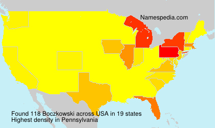 Surname Boczkowski in USA Surname Boczkowski in USA