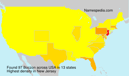 Surname Boczon in USA Surname Boczon in USA