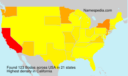 Surname Bodas in USA Surname Bodas in USA