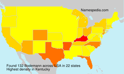 Surname Bodemann in USA Surname Bodemann in USA