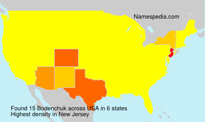 Surname Bodenchuk in USA Surname Bodenchuk in USA