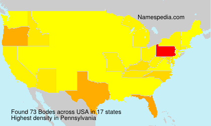 Surname Bodes in USA Surname Bodes in USA