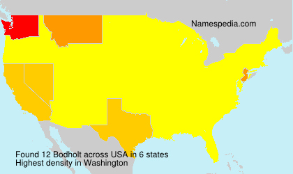 Surname Bodholt in USA Surname Bodholt in USA
