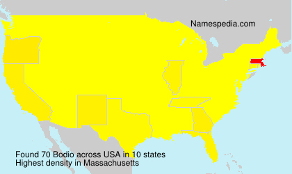 Surname Bodio in USA Surname Bodio in USA