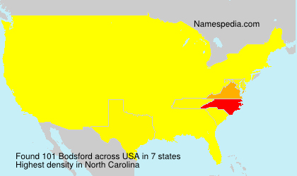 Surname Bodsford in USA Surname Bodsford in USA