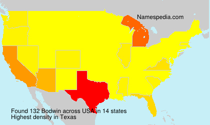 Surname Bodwin in USA Surname Bodwin in USA