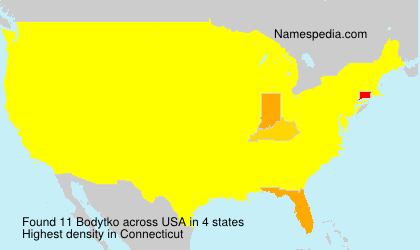 Surname Bodytko in USA Surname Bodytko in USA
