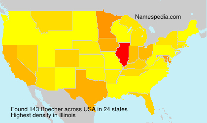 Surname Boecher in USA Surname Boecher in USA