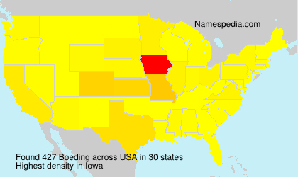 Surname Boeding in USA Surname Boeding in USA