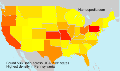 Surname Boeh in USA Surname Boeh in USA