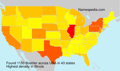 Surname Boehler in USA Surname Boehler in USA