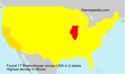 Surname Boekenhauer in USA Surname Boekenhauer in USA