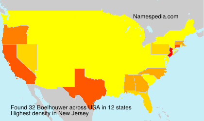 Surname Boelhouwer in USA Surname Boelhouwer in USA