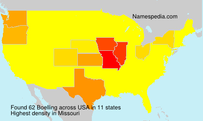 Surname Boelling in USA Surname Boelling in USA